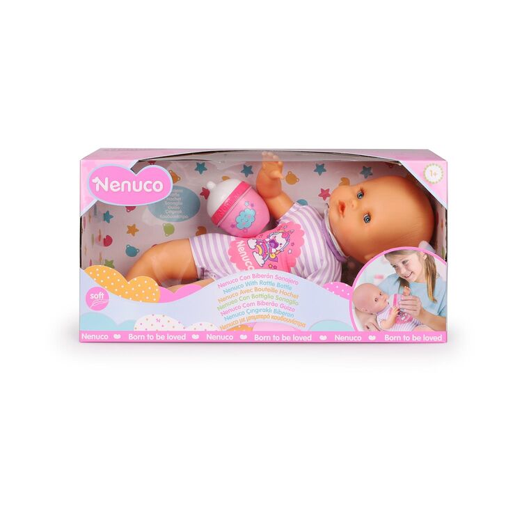 Product Giochi Preziosi Nenuco: Born to be Loved - Nenuco with Rattle Bottle (NFN87000) image