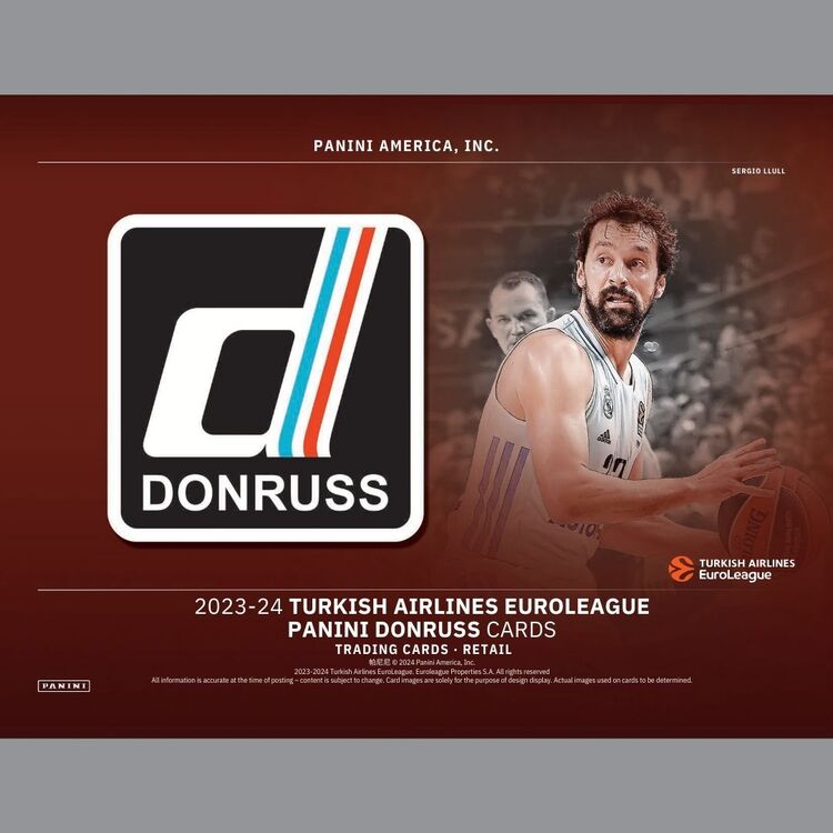 Product 2023-2024 Donruss Turkish Airlines Airlines Euroleague Basketball (Φακελάκι με 5 Κάρτες) image