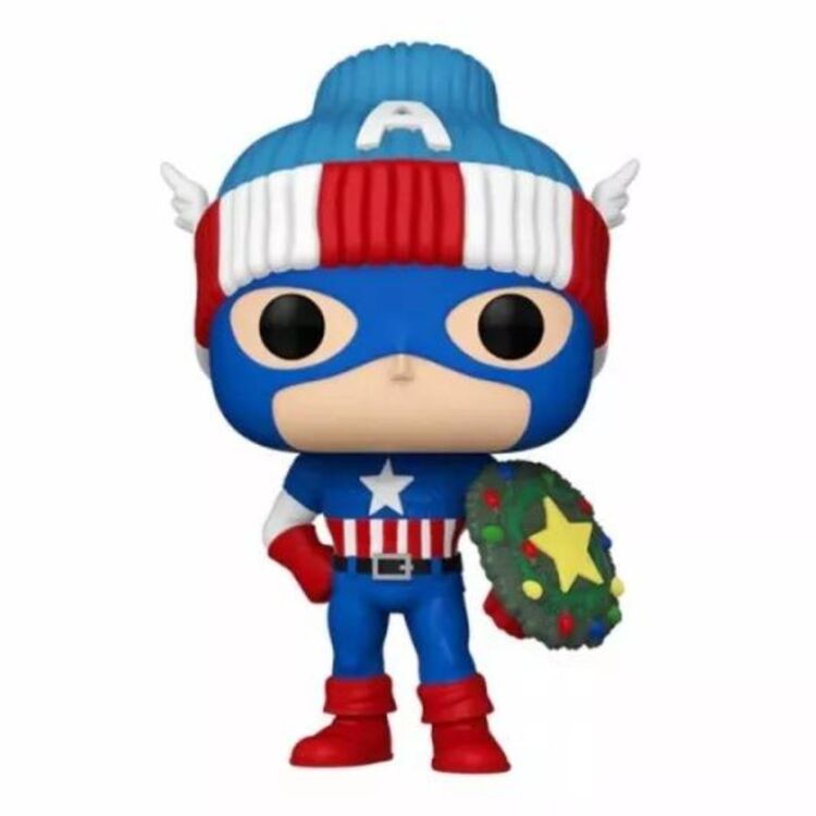 Product Funko Pop! Marvel Holiday Captain America image