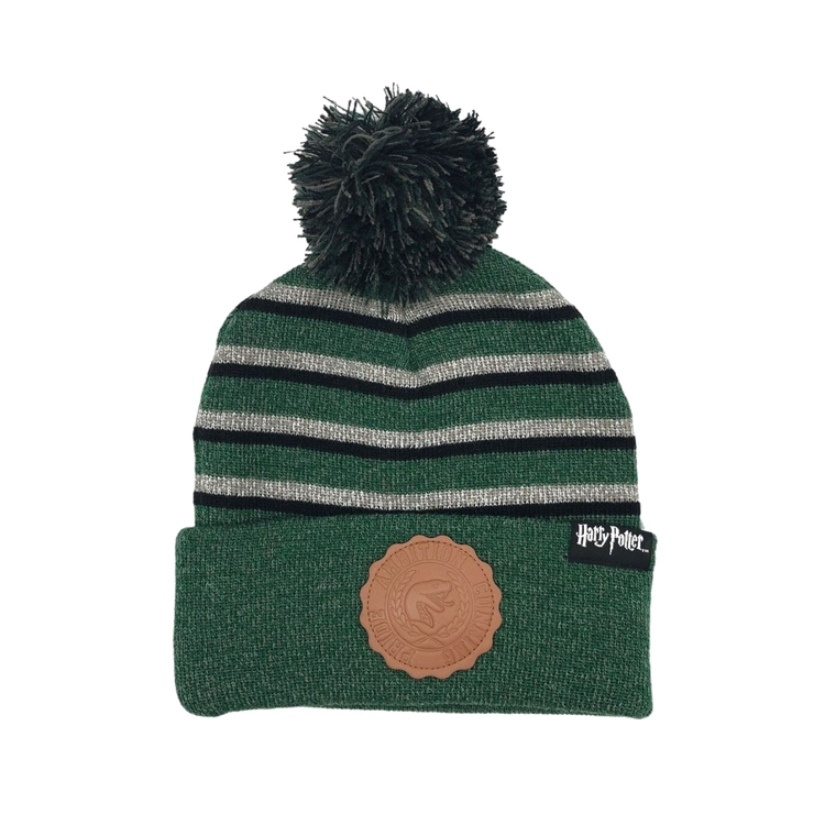 Product Harry Potter Slytherin Stripes Pom Pom Hat image