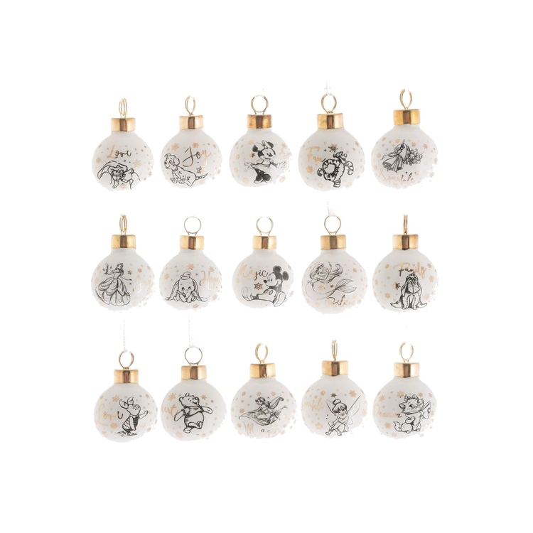 Product Disney Set of 15 Ceramic Baubles image