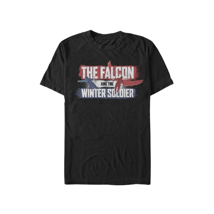 Product Marvel Falcon & The Winter Soldier Logo And Characters T-shirt image