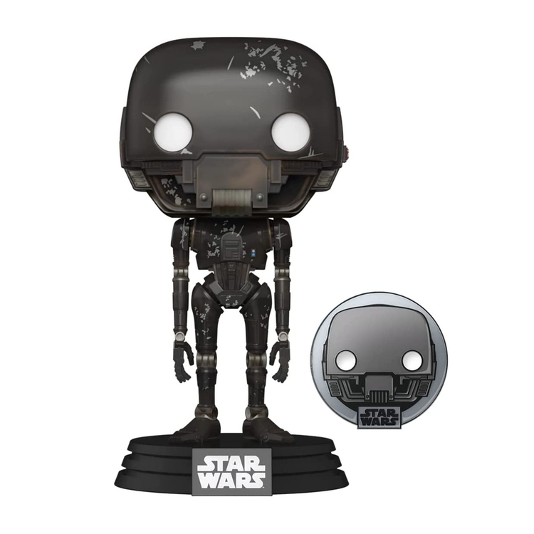 Product Φιγούρα Funko Pop! Star Wars The Mandalorian K-2S0 Jedha With Pin (Special Edition) image