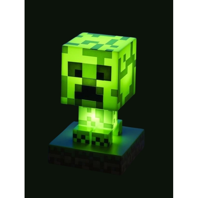 LAMPADA MINECRAFT CREEPER ICON LIGHT