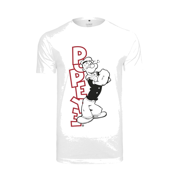 Product Popeye Standing White T-Shirt image