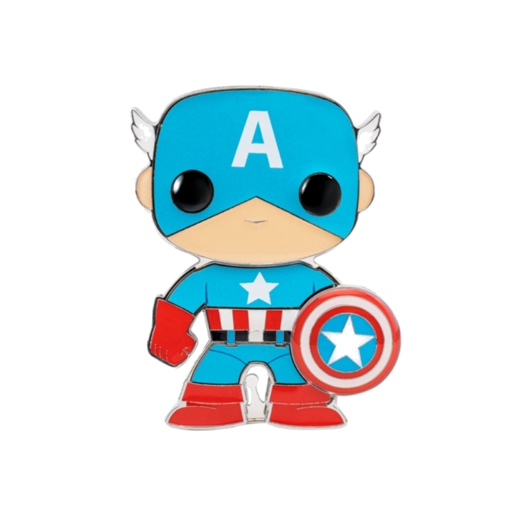 Product Funko Pop! Large Pin Marvel Captain America image