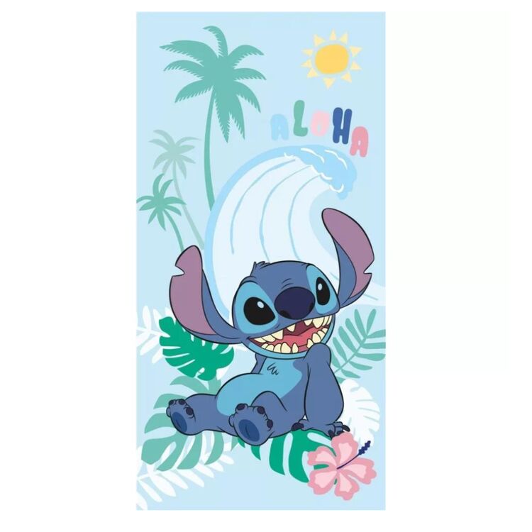 Product Disney Stitch Aloha Beach Towel Cotton image