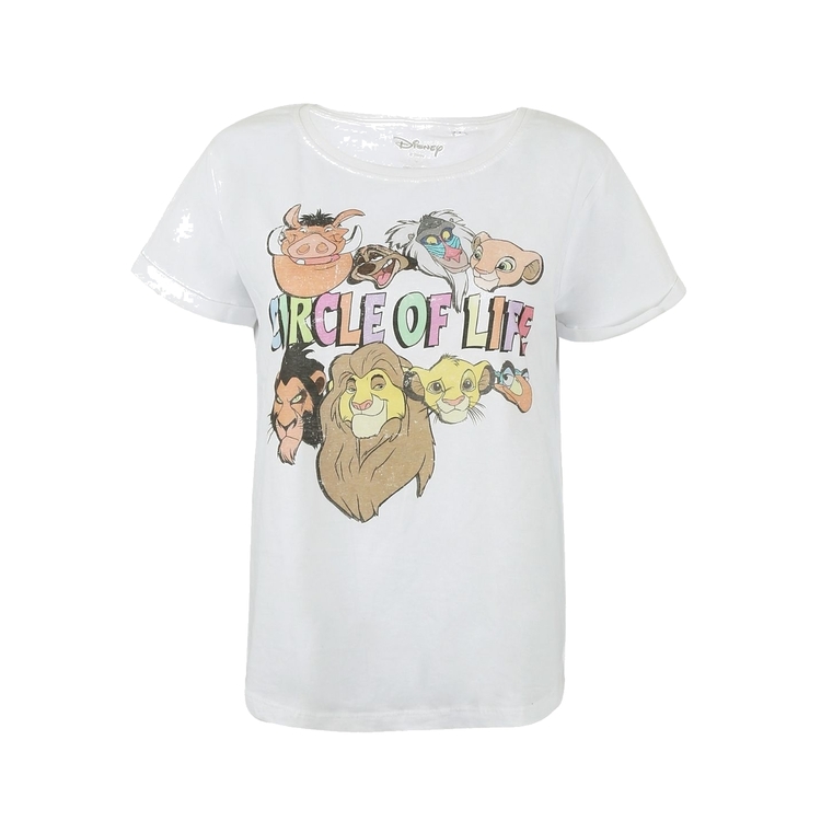 Product Disney Circle Of Life White T-shirt image