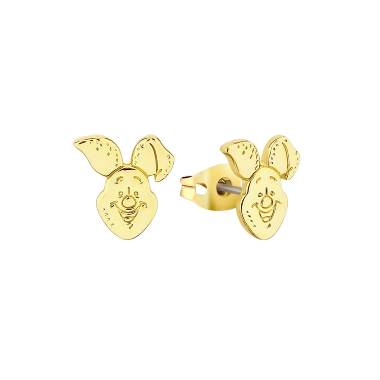 Product Disney Couture Winnie the Pooh Gold-Plated Piglet Character Studs image