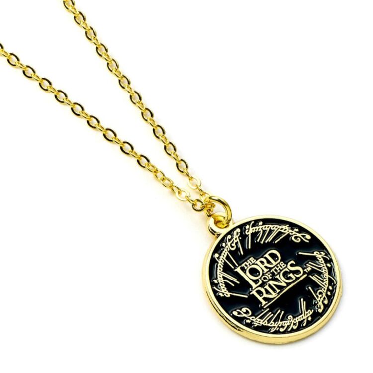 Product The Lord Of The Rings One Ring Logo Necklace image