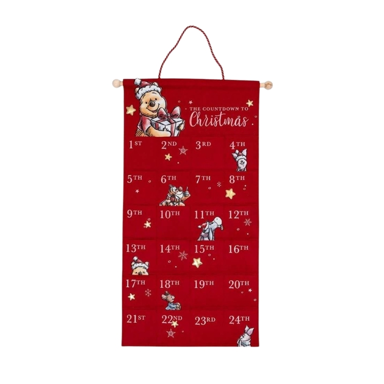 Product Disney Winnie Christmas Fabric Advent Calendar image