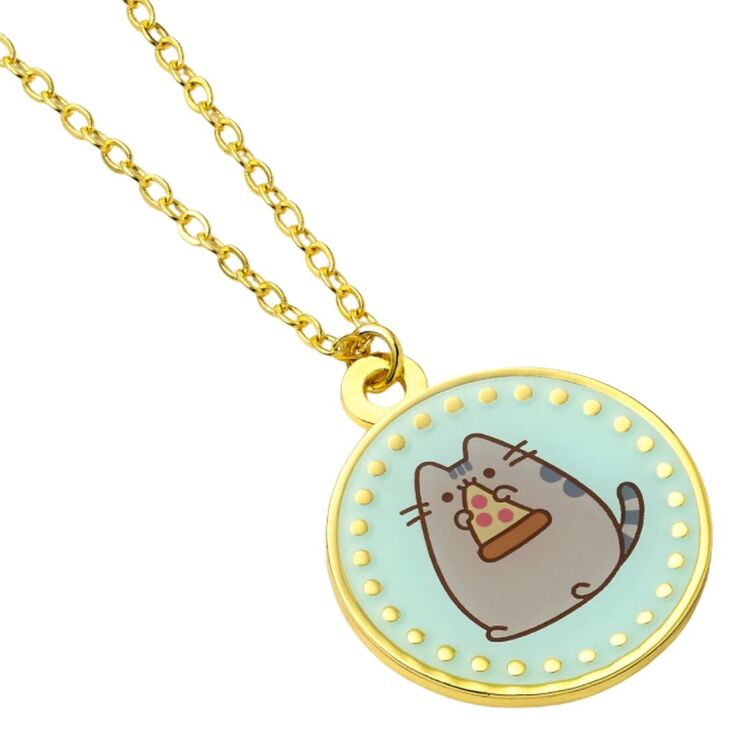 Product Pusheen the Cat Pizza Necklace image