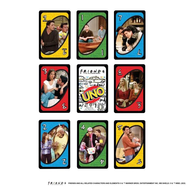 Product Uno Friends The Television Series Card Game image