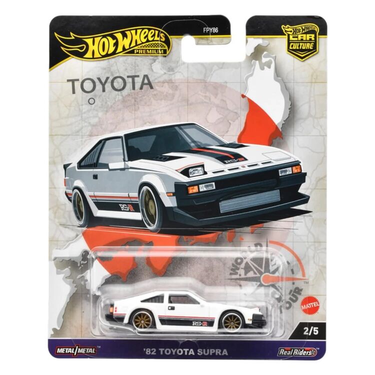 Product Mattel Hot Wheels Premium: Car Culture - 82 Toyota Supra Vehicle (HRV97) image