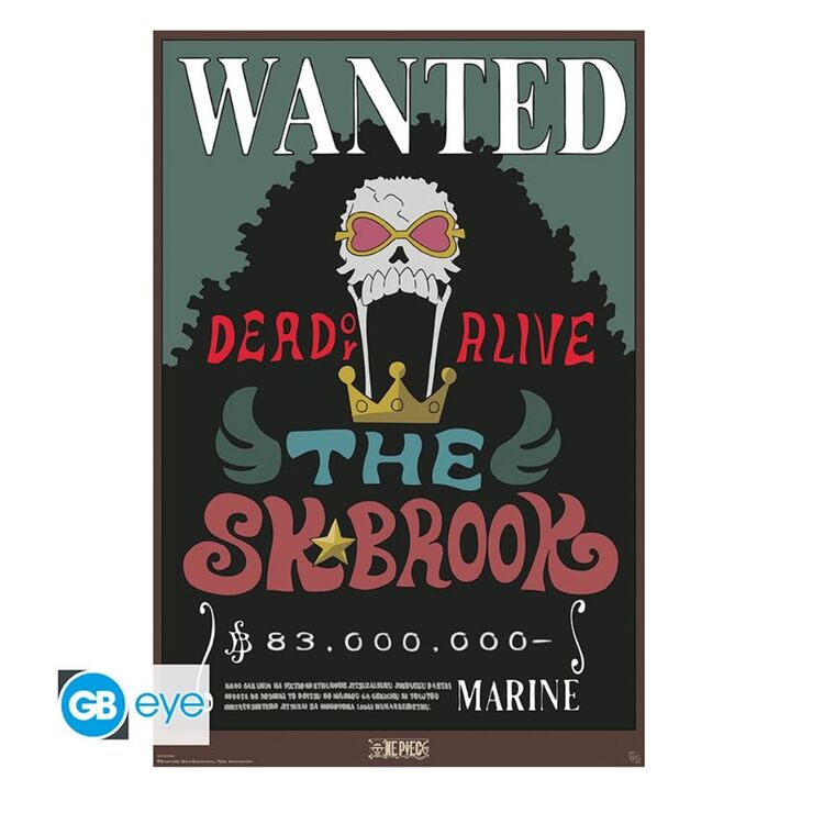 Product One Piece Poster Wanted Brook image