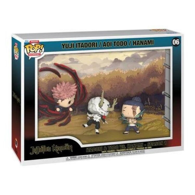 Product Funko Pop! Jujutsu Kaisen Moment Deluxe Yuji Itadori & Todo vs Hanami image