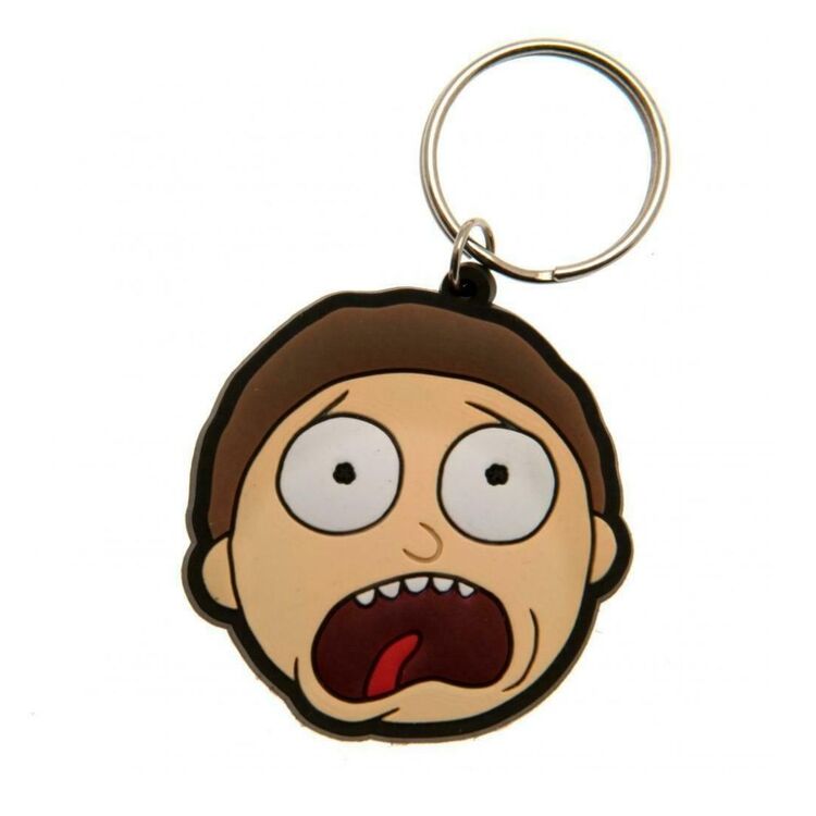 Product Rick & Morty Morty Terrified PVC Keychain image