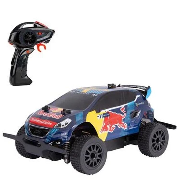 Product Carrera R/C Car: 2,4GHz Red Bull Peugeot WRX 208 - Rallycross, Hansen D/P (370182021) image