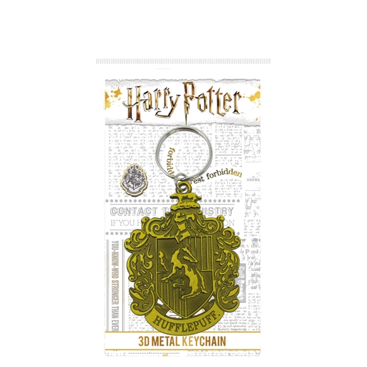 Product Harry Potter Hufflepuff Metal Keychain image