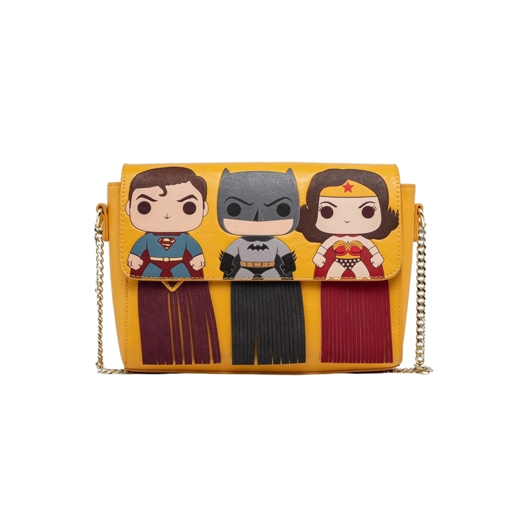 Product Loungefly Dc Comics Fringe Capes Crossbody Bag image