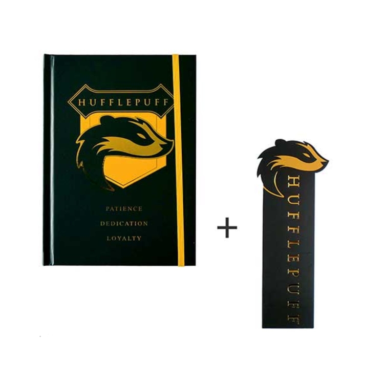 Product Harry Potter Notebook and  Bookmark Hufflepuff Crest image