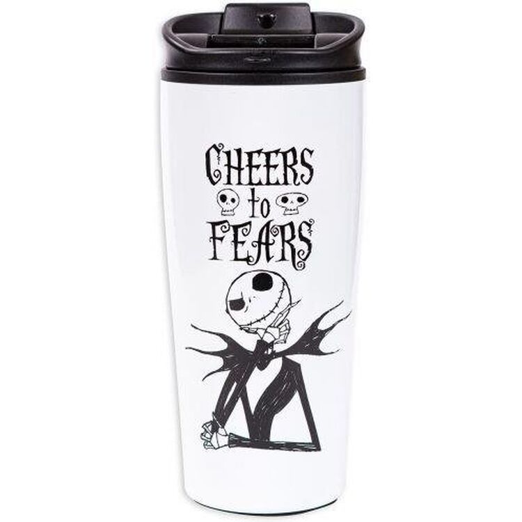 Product Κούπα Ταξιδιού Nightmare Before Christmas (Cheers To Fears) Μεταλλική image