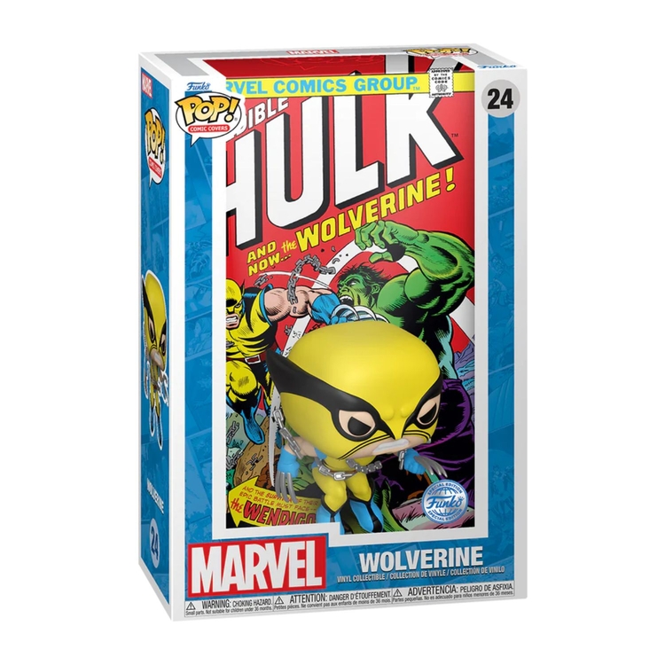 Product Φιγούρα Funko Pop! Comic Covers Marvel: The Incredible Hulk and now the Wolverine - Wolverine (Special Edition) image