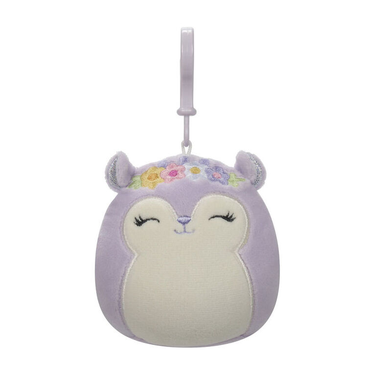 Product Squishmallows Sydnee Purple Squirrel Clip-on image