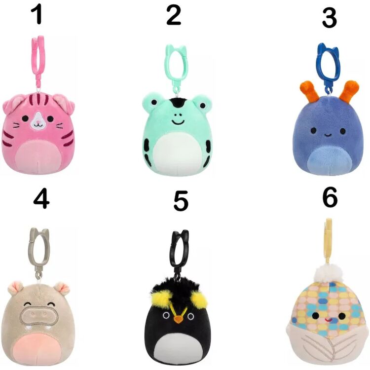 Product Λούτρινο Μπρελόκ Squishmallows Random W7 (1pc) (Τυχαία Επιλογή) image