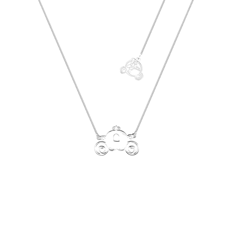 Product Disney Couture Ultimate Princess Sterling Silver Cinderella Pumpkin Carriage Necklace image