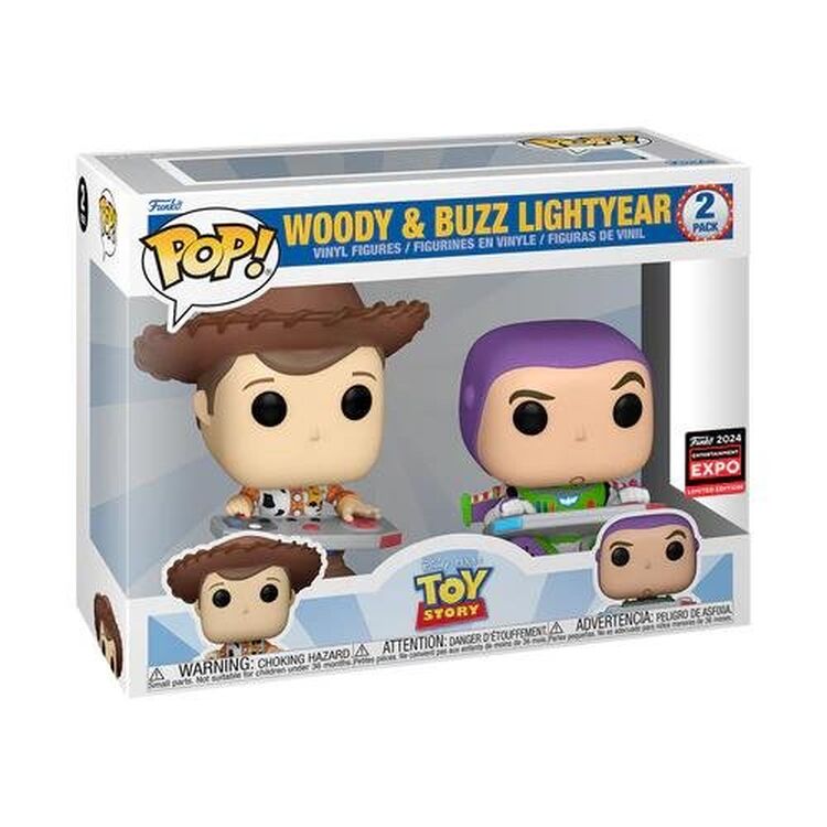 Product Φιγούρα Funko Pop! Disney Toy Story Woody & Buzz Lightyear 2-Pack (Convention Limited Edition) image