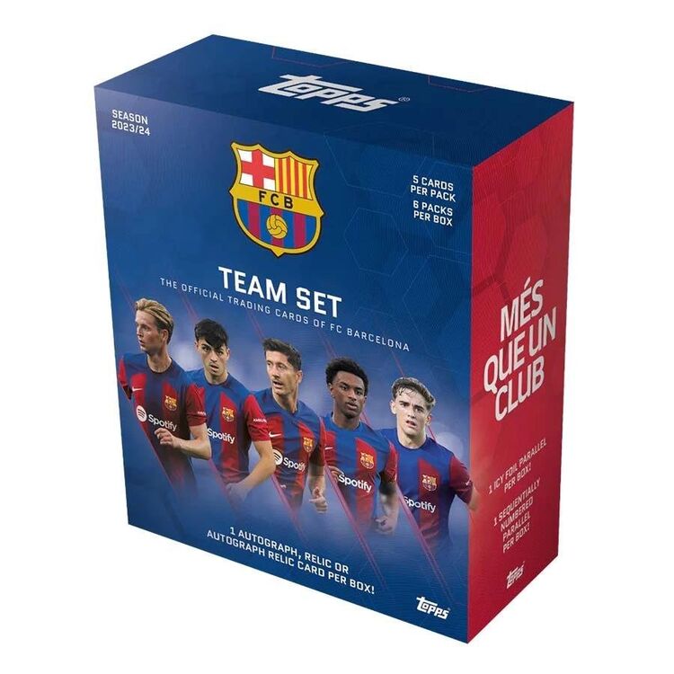 Product Topps 2023-24 Barcelona Official Team Set image