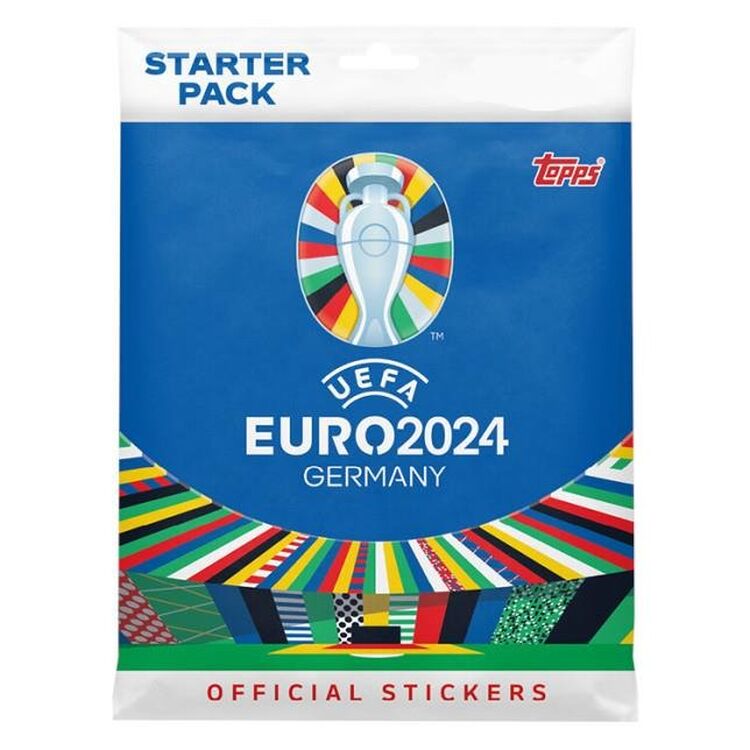 Product Topps Euro 2024 Starter Pack Sticker (Άλμπουμ + 24 Αυτοκόλλητα) image