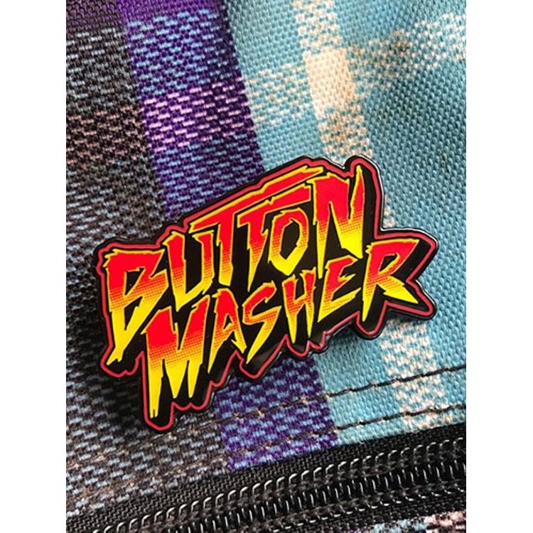 Product Button Masher Enamel Pin image