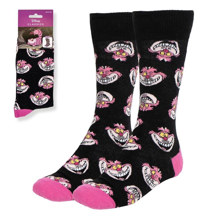 Product Disney Alice Cheshire Cat Pattern Socks image