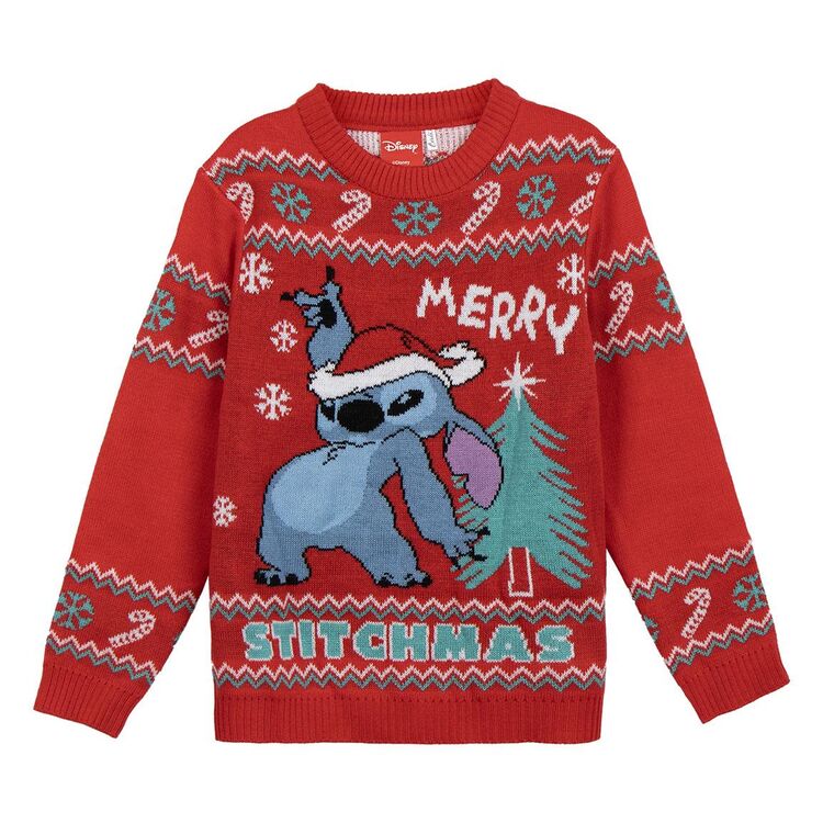 Product Disney Knitted Jersey Christmas Stitch image