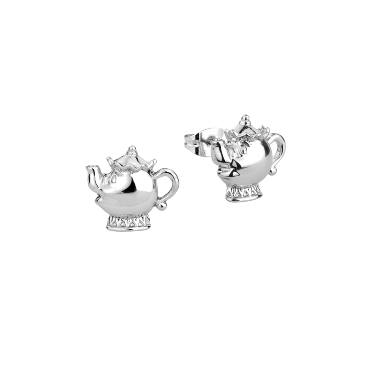 Product Disney Couture Beauty & the Beast Gold-Plated Mrs Potts Teapot Stud Earrings image