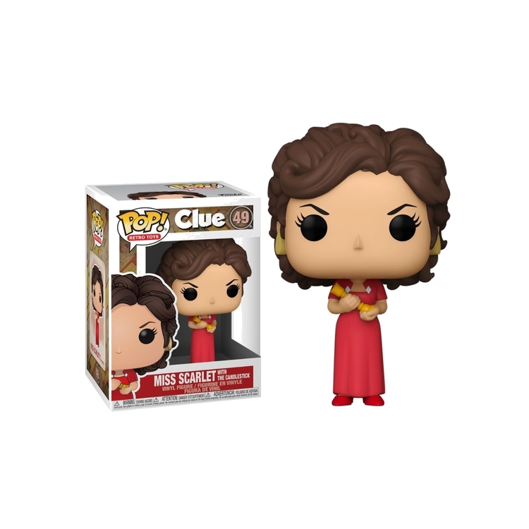 Product Funko Pop! Clue Miss Scarlet w/Candlestick image