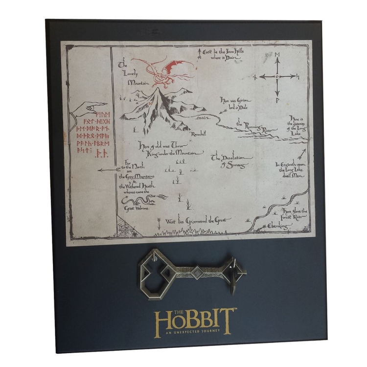 Product Hobbit Thorin's Key And Map Black Small Key image