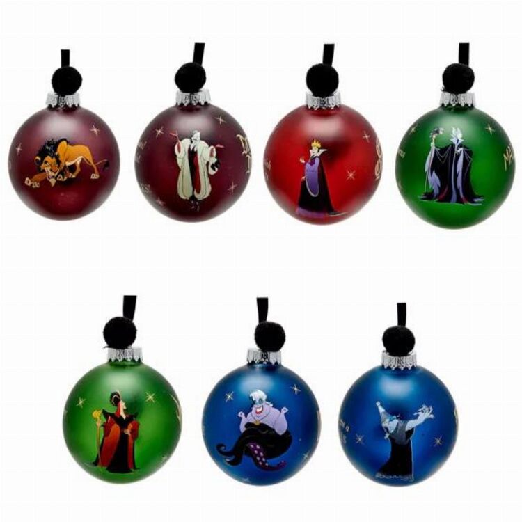 Product Disney Set of 7 Baubles - Villains image