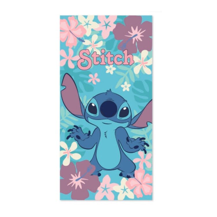 Product Πετσέτα Θαλάσσης Disney Stitch Flowers  Cotton image