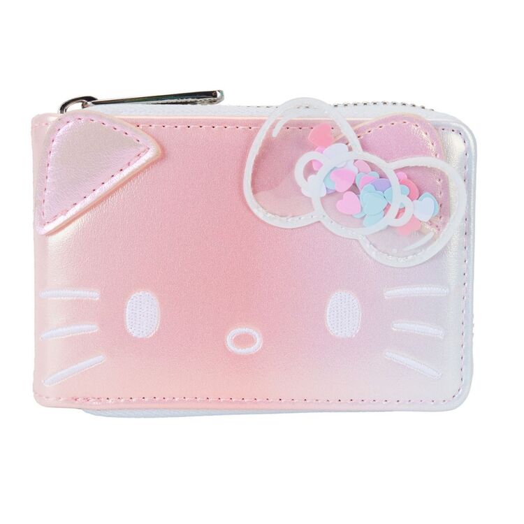 Product Loungefly Sanrio: Hello Kitty 50Th Anniversary Clear And Cute Cosplay Accordion Wallet image