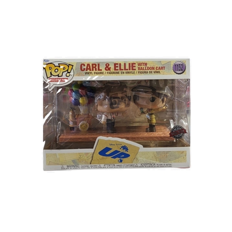 Product Funko Pop! Disney Moment Up Carl & Ellie with Balloon Cart (Special Edition) image