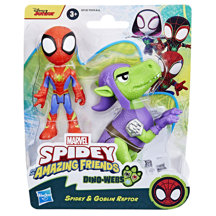 Product Hasbro Disney Marvel: Spidey And His Amazing Friends Dino-Webs - Spidey  Goblin Raptor (G0120) image