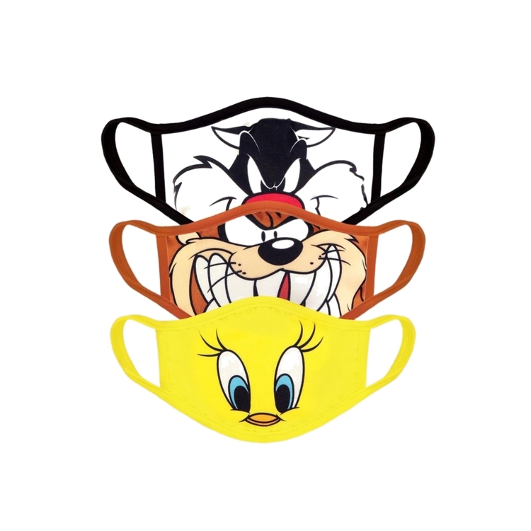 Product Looney Tunes Standard 3 Pack Face Mask image