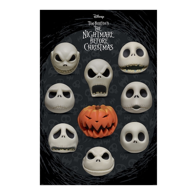 Product Nightmare Before Christmas Faces Of Jack Poster image