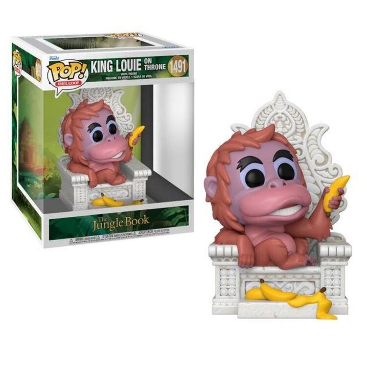 Product Funko Pop! Deluxe Disney The Jungle Book King Louie on Throne image