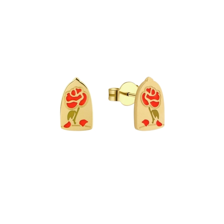 Product Disney Couture Essential Beauty & the Beast GP Enchanted Rose Earrings image