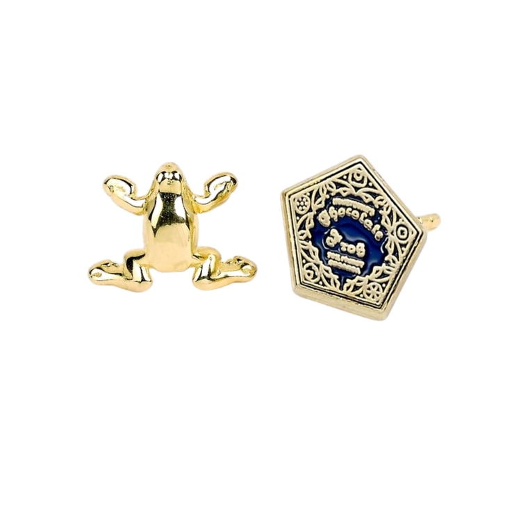 Product Harry Potter Chocolate Frog Gold Plated Stud Earrings image