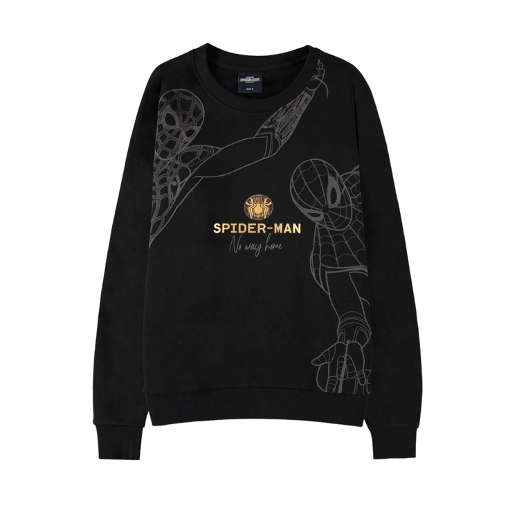 Product Marvel Spider Man Black Oversized Women's Sweater  image